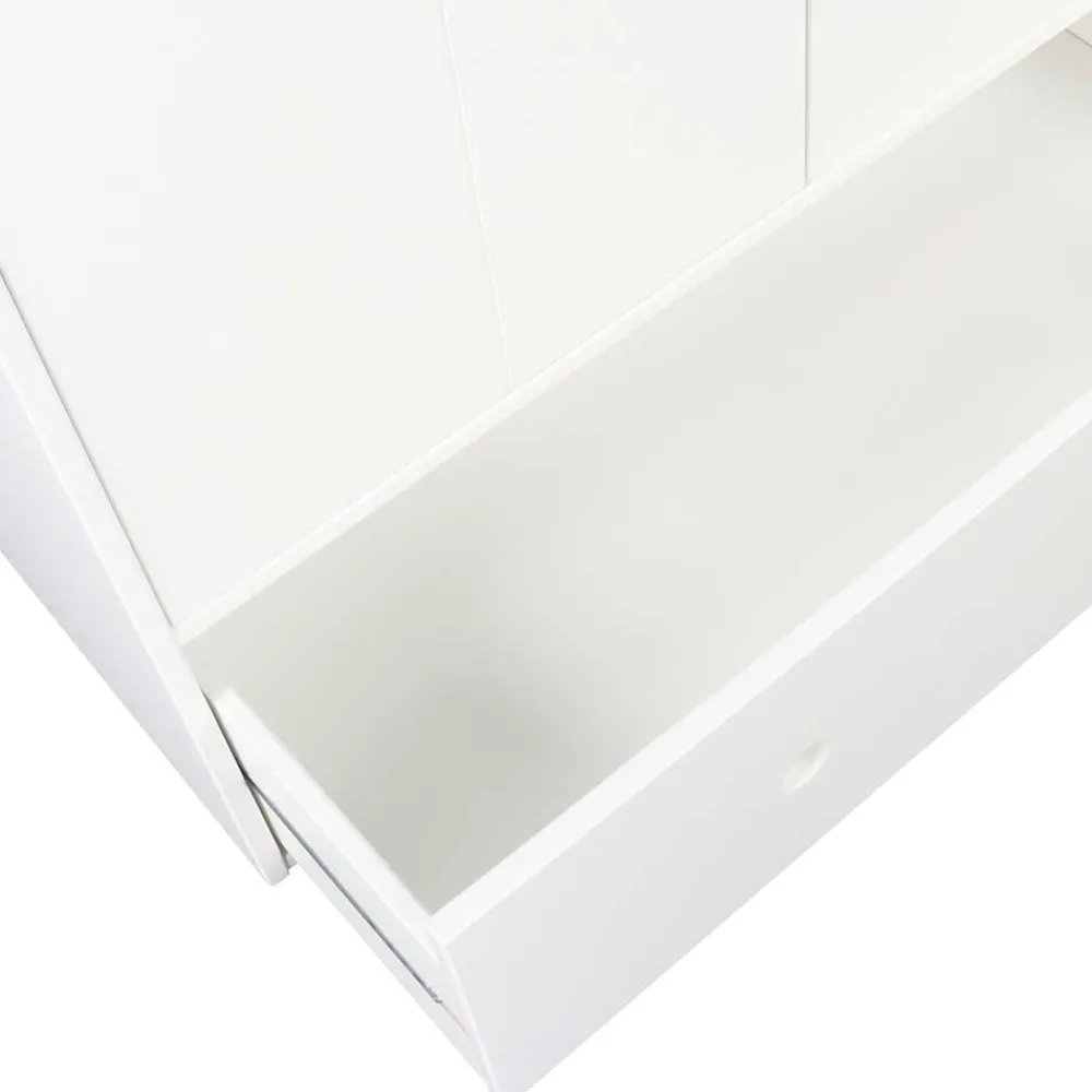 Kinder Wohnen 95x190x50 Kinder Kleiderschrank mit Schublade & Tür - Elfrid