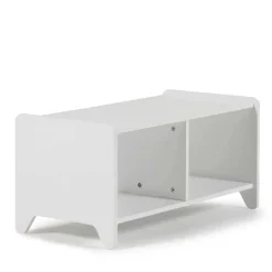 Kinder Wohnen 78x38x40 Kinderzimmerregal in Weiß - Red