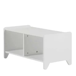 Kinder Wohnen 78x38x40 Kinderzimmerregal in Weiß - Red