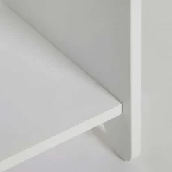 Kinder Wohnen 78x38x40 Kinderzimmerregal in Weiß - Red