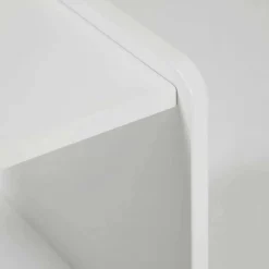 Kinder Wohnen 78x38x40 Kinderzimmerregal in Weiß - Red