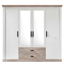Wohnen 215x201x60 Kleiderschrank Country Style - Nedita