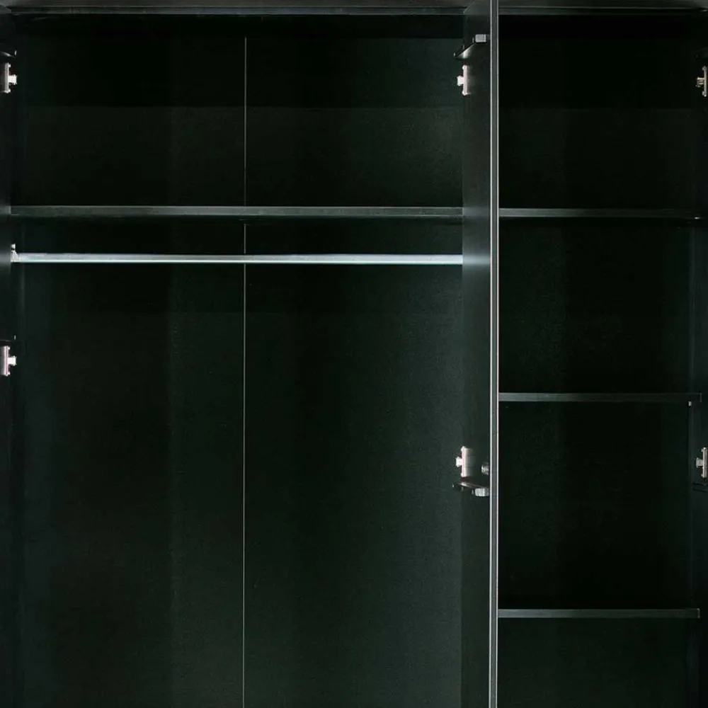 Wohnen Naturholzmöbel|Massivholzmöbel*140x195x53 Kleiderschrank 3-türig & 3 Schubladen - Vindrus