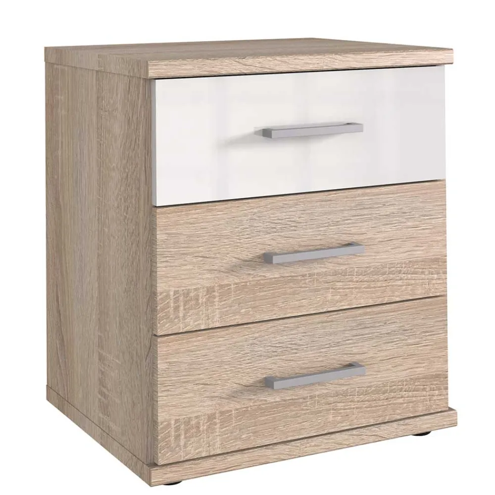 Wohnen Kommoden|Nachttische*46x58x40 Kleine Kommode mit drei Schubladen - Fabricus