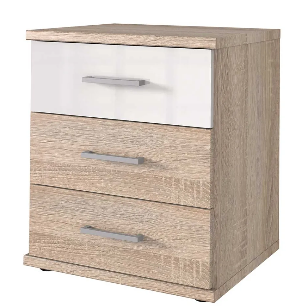 Wohnen Kommoden|Nachttische*46x58x40 Kleine Kommode mit drei Schubladen - Fabricus