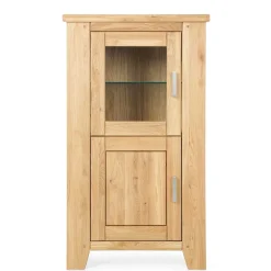Wohnen 80x139x47 Kleiner Schrank aus Wildeiche - Miarizia