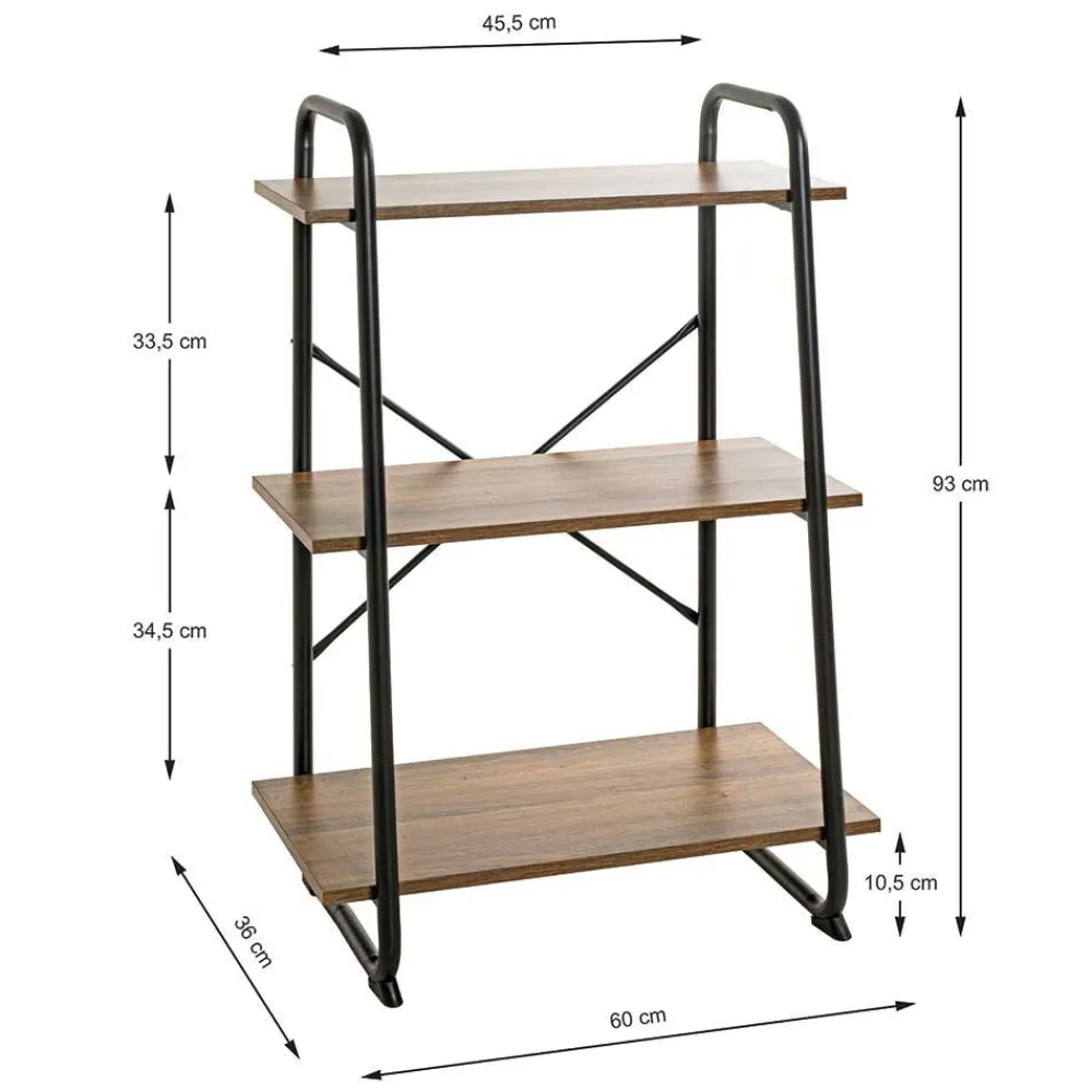 Wohnen Wohnzimmer-Regale*60x93x36 Kleines Regal - offenes Design - Levitanas