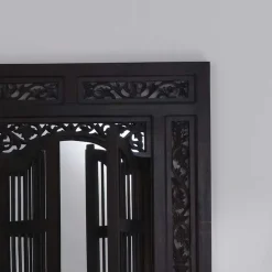 Wohnen 80x90x5 Kolonialstil Spiegel mit zwei Türen - Islando