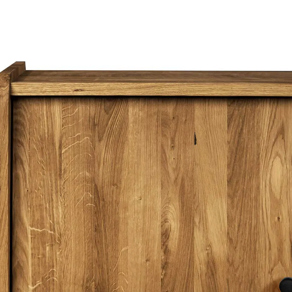 Wohnen 100x105x50 Kombi Kommode im modernen Retro Look - Hardus