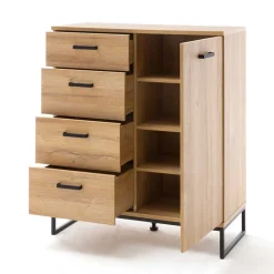 Wohnen 101x116x44 Kombi Kommode mit Bügelgestell - Truvisas