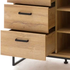 Wohnen 101x116x44 Kombi Kommode mit Bügelgestell - Truvisas