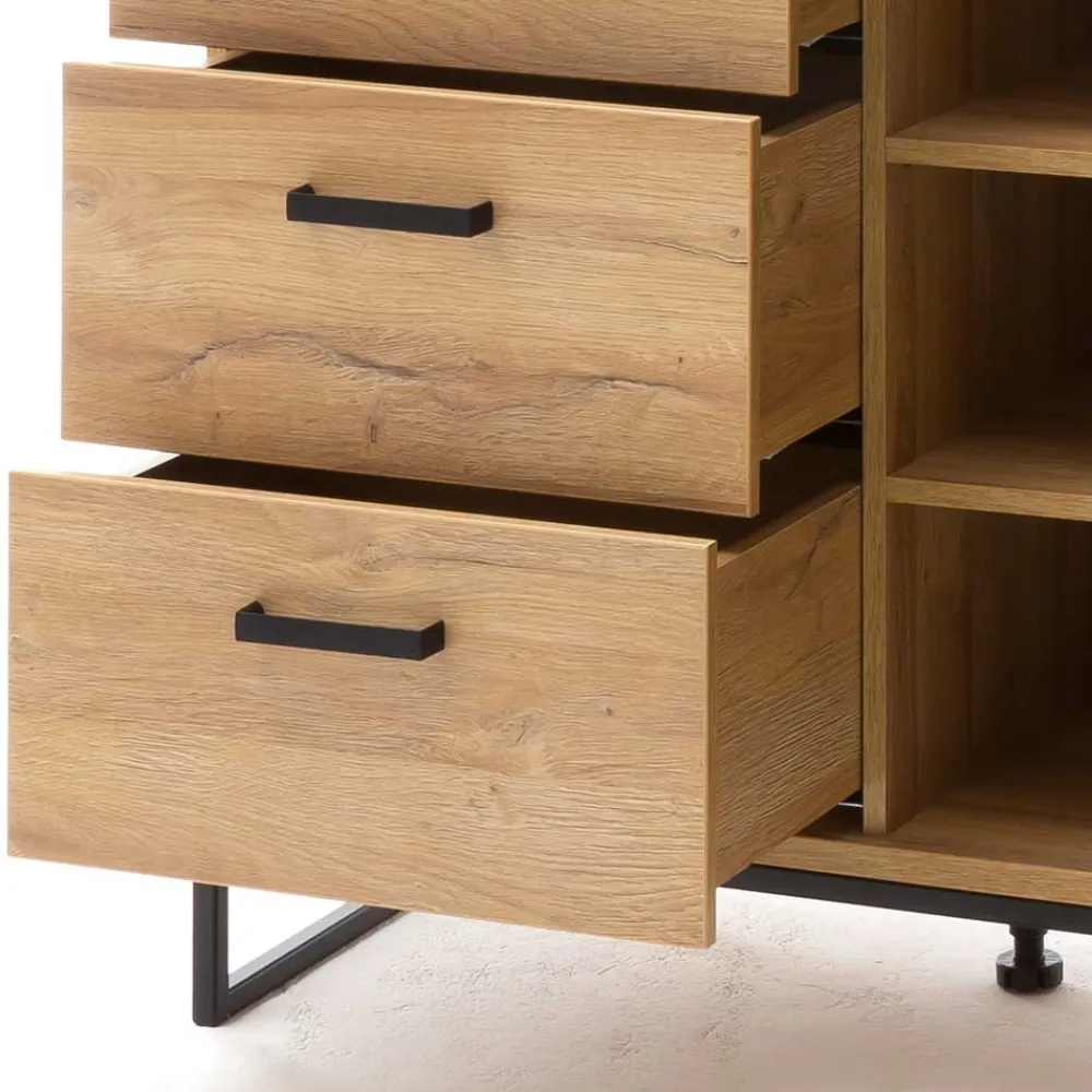 Wohnen 101x116x44 Kombi Kommode mit Bügelgestell - Truvisas