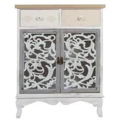 Wohnen Flurkommoden|Shabby Chic Möbel*68x89x35 Kombi-Kommode im Shabby Chic - Levino