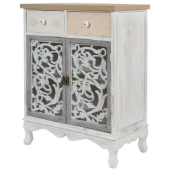 Wohnen Flurkommoden|Shabby Chic Möbel*68x89x35 Kombi-Kommode im Shabby Chic - Levino