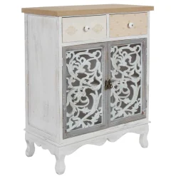 Wohnen Flurkommoden|Shabby Chic Möbel*68x89x35 Kombi-Kommode im Shabby Chic - Levino