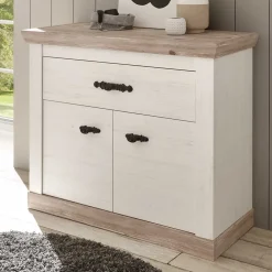 Wohnen 107x89x45 Kombi-Kommode mit Doppeltür - Nedita