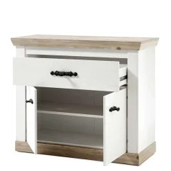 Wohnen 107x89x45 Kombi-Kommode mit Doppeltür - Nedita