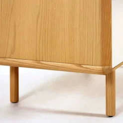 Wohnen 150x78x42 Kommode in Lichtgrau & Esche - Tadahiro