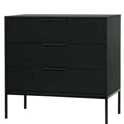 Wohnen Küchenschränke|Flurkommoden*94x93x52 Kommode in Schwarz - Kitchin