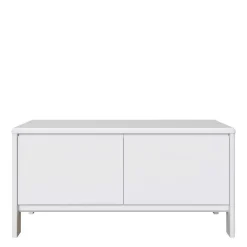 Wohnen 98x48x34 Kommode in Weiß aus Kiefer - Oranias