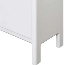 Wohnen 98x48x34 Kommode in Weiß aus Kiefer - Oranias