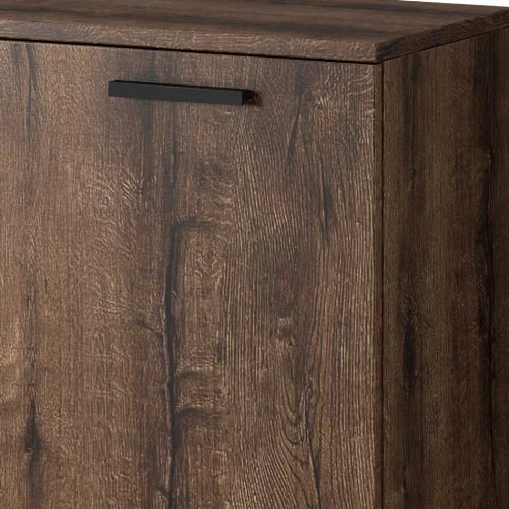 Wohnen 132x93x38 Kommode in Wildeiche dunkel - Ulpro