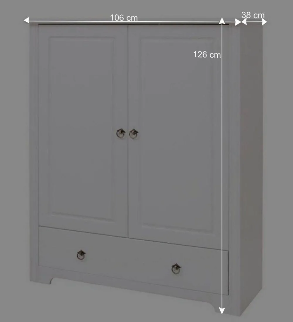 Wohnen Küchenschränke|Sideboards & Kommoden*106x126x38 Kommode mit Doppeltür - Velriva