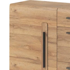 Wohnen 120x86x39 Kommode mit drei Schubladen & Tür - Aberdeen