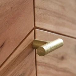 Wohnen Flurkommoden|Küchenschränke*90x87x40 Kommode mit Fischgrät Design Front - Ishi