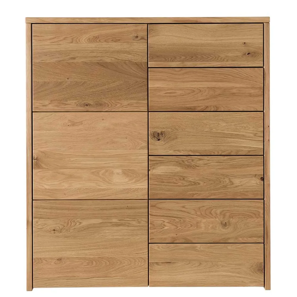 Wohnen Flurkommoden|Esszimmerschränke*105x120x45 Kommode mit sechs Schubladen & Tür - Vactivus