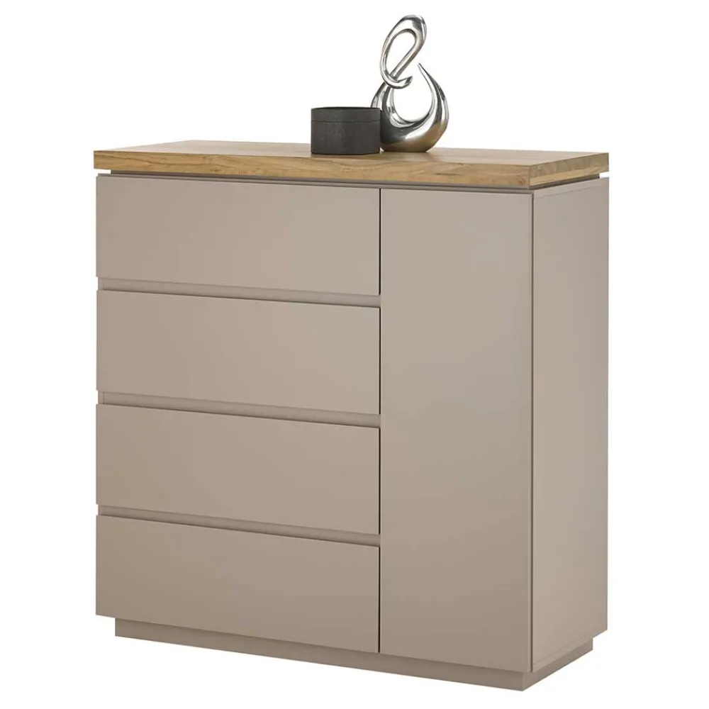 Wohnen Küchenschränke*100x104x40 Kommode mit vier Schubladen & Tür - Anja