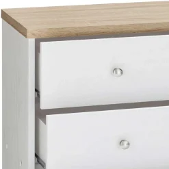 Wohnen 80x80x35 Kommode mit vier Schubladen - Nudion