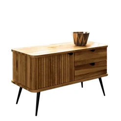 Wohnen Sideboards & Kommoden|Tv & Hifi-Möbel*97x57x46 Kommode mit zwei Schubladen & Tür - Casarius