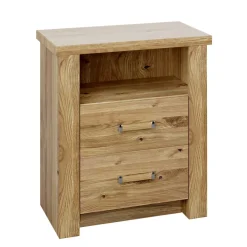 Wohnen 60x71x44 Kommode mit zwei Schubladen & Fach - Zamron