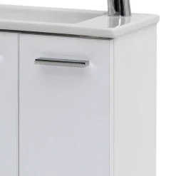 Wohnen Waschtisch|Waschbeckenunterschränke*50x60x25 Komplett-Waschtisch in Weiß - Ernossi