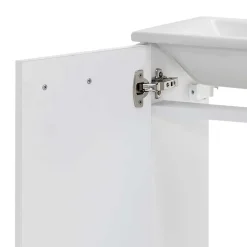 Wohnen Waschtisch|Waschbeckenunterschränke*50x60x25 Komplett-Waschtisch in Weiß - Ernossi