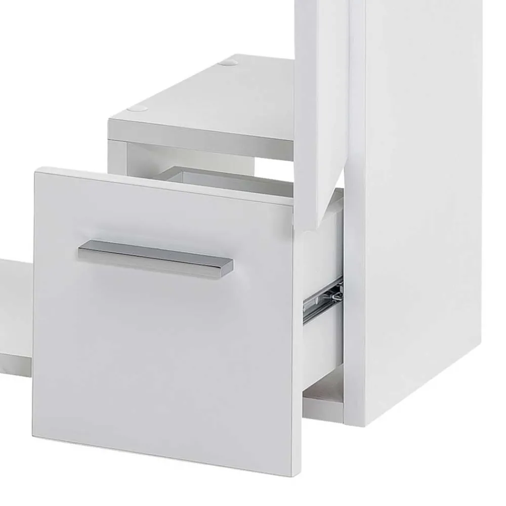Wohnen Waschtisch|Waschbeckenunterschränke*50x60x25 Komplett-Waschtisch in Weiß - Ernossi