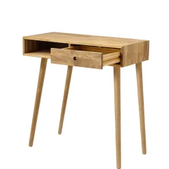 Wohnen 80x80x35 Konsolentisch aus Eiche massiv - Kopiana