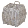 Wohnen Rattanmöbel*50x51x50 Korb mit Griffen Landhaus - Oleganos