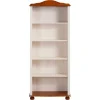 Wohnen 77x181x30 Landhaus Bücherregal aus Kiefer zweifarbig - Conzina