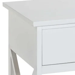 Wohnen 46x60x35 Landhaus Beistelltisch mit Schublade - Liv