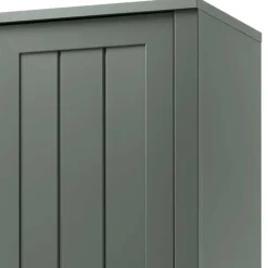 Wohnen Garderobenschränke*50x197x43 Landhaus Dielenschrank in Dunkelgrün - Niestov
