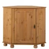 Wohnen 50x78x33 Landhaus Eckschrank aus Kiefer - Lugsca