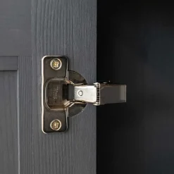 Wohnen 90x130x45 Landhaus Highboard in Grau & Eiche - Witenga