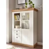 Wohnen Vitrinen|Wohnzimmer-Vitrinen*102x139x44 Landhaus Highboard zweifarbig - Diatara I