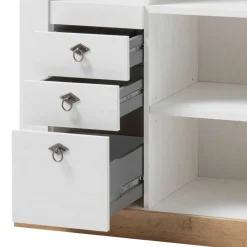 Wohnen Vitrinen|Wohnzimmer-Vitrinen*102x139x44 Landhaus Highboard zweifarbig - Diatara I