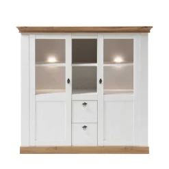 Wohnen Landhausmöbel|Sideboards & Kommoden*148x139x44 Landhaus Highboard zweifarbig - Diatara