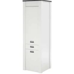 Wohnen 62x201x64 Landhaus Küchenschrank in Weiß - Eture