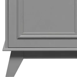 Wohnen 98x93x55 Landhaus Kommode in Schlamm Grau - Vrenman