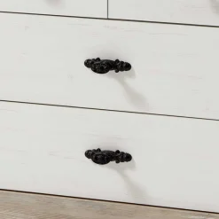 Wohnen Flurkommoden*107x84x45 Landhaus Kommode mit 4 Schubladen - Nedita